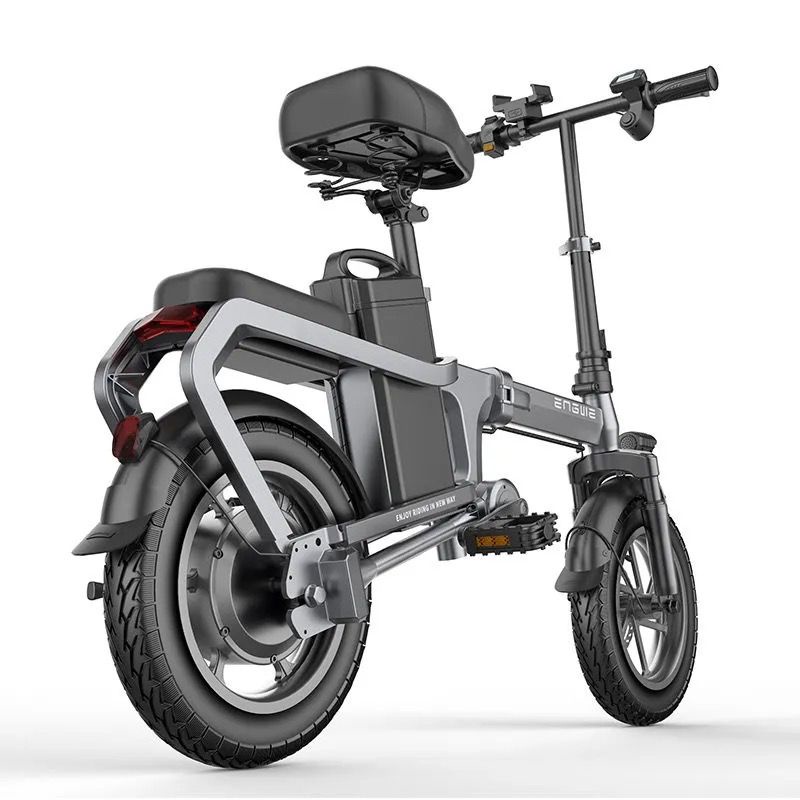 【現貨速發】英格威無鏈條折疊電動自行車軸傳動超輕小型鋰電池代駕電瓶電動車
