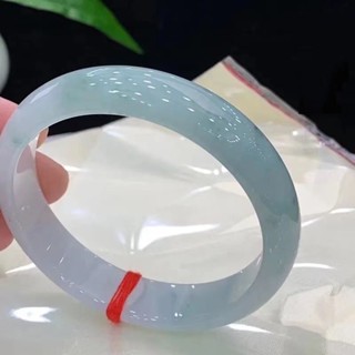 【✨工廠下殺✨】精品珠寶天然玉手鐲玉石淺色錢花冰種正品手鐲送禮送女友生日