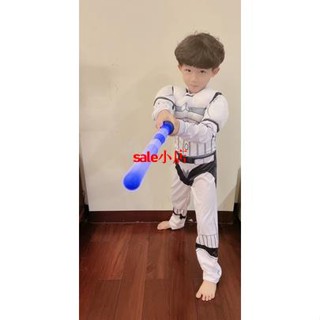 【臺灣+預購】萬聖節cos星球大戰服裝 兒童黑武士達斯維達衣服白兵外星人演出服sale小店