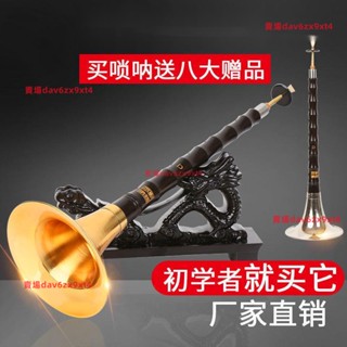 演奏烏木黑檀木嗩吶樂器全套初學者專業入門d調D調民族大小號喇叭好用