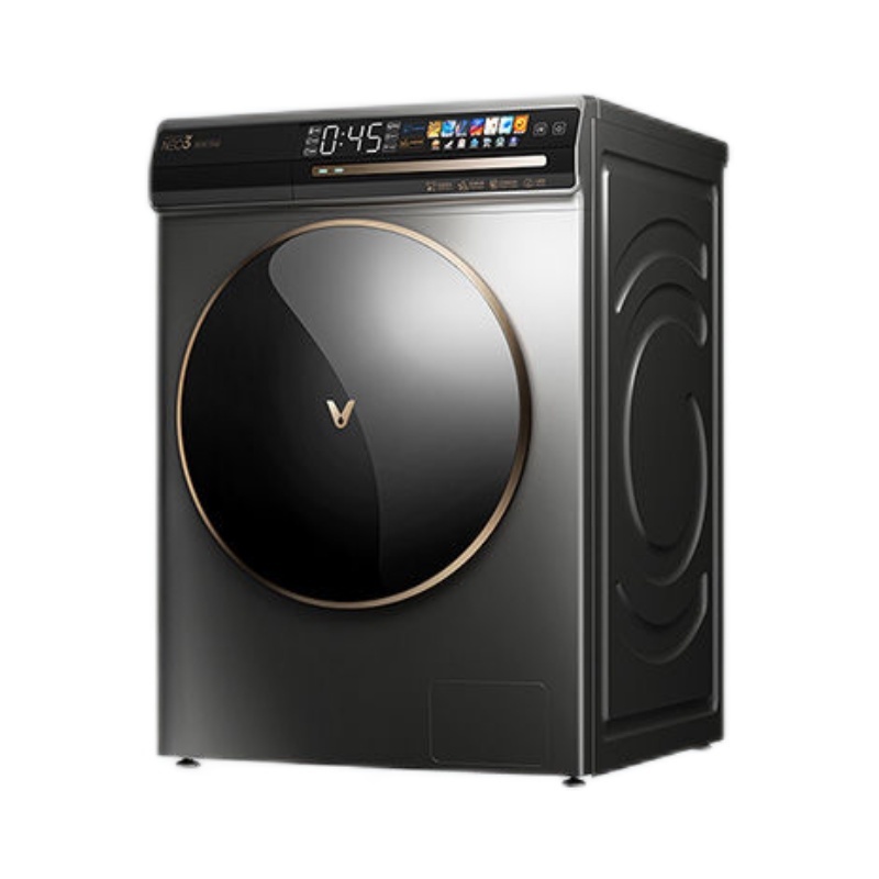 【臺灣專供】雲米NEO3 AI智目洗衣機10公斤彩屏雙投放變頻黑科技洗烘一件式機
