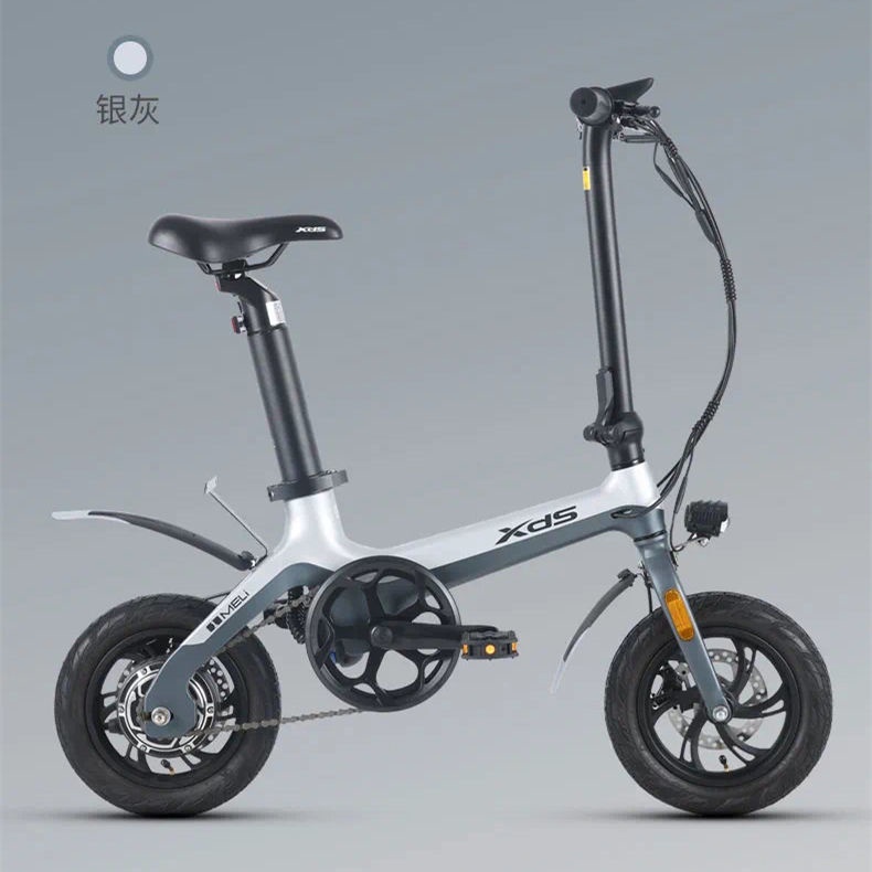 【臺灣專供】xds喜德盛電動腳踏車meli鋰電助力電動車12寸便攜迷你代步代駕