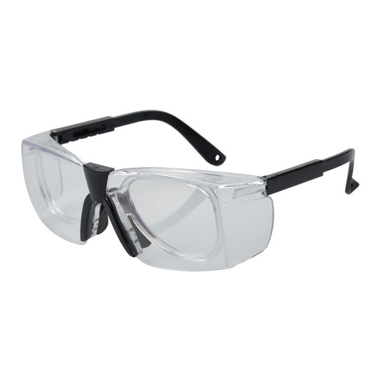 護目鏡 防風鏡 新款半框架防風防碎石安全防護眼鏡可伸縮鏡腿勞保眼鏡護目鏡#043
