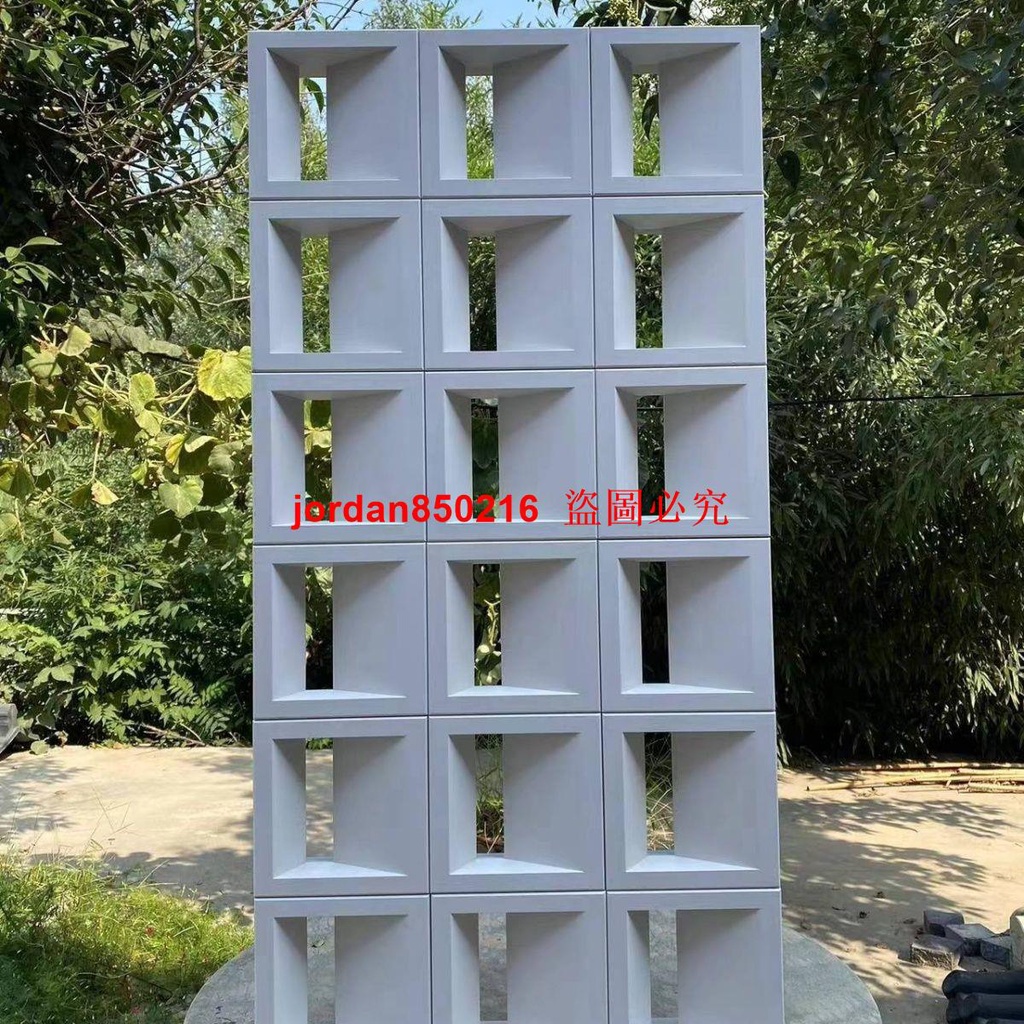 雙面水泥空心磚發泡陶瓷磚雙面輕質高分子磚隔斷墻裝飾空心磚