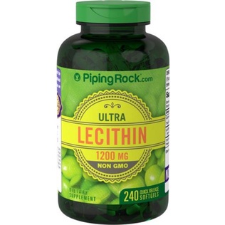 【Piping Rock】免運 非基改 大豆卵磷脂 Lecithin 1200mg 240粒