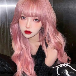 【🔥限時特價🔥】帽子假髮女學生長捲髮大波浪玉米燙泡麵羊毛捲蓬鬆圓臉逼真全頭套 MLQT