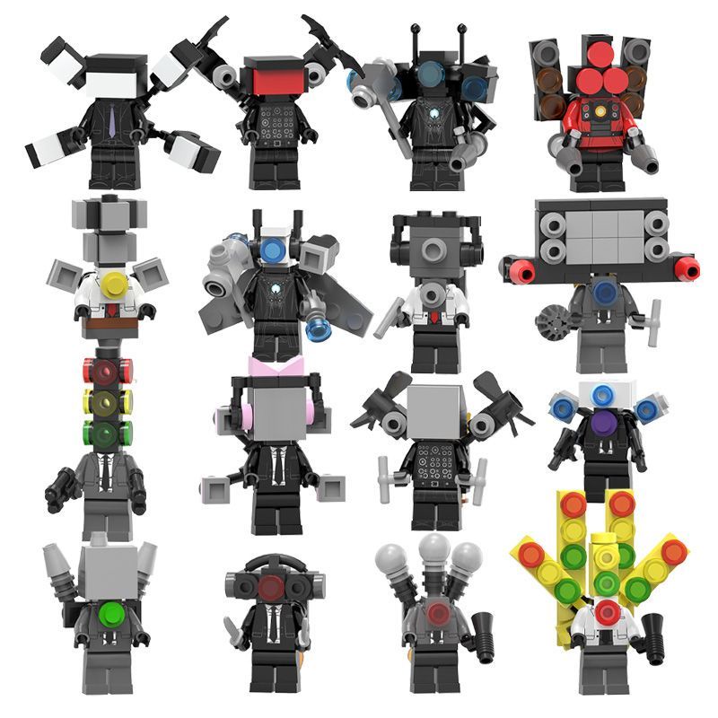 現貨 新品【熱銷中】lego 積木 音響 馬桶人樂高 樂高人 樂高人偶 lego積木 樂高機器人 樂高人仔 roblox