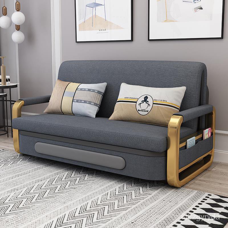 沙髮床可折疊兩用現代簡約雙人客廳小戶型多功能儲物可收納單人床 沙發床 儲物沙發 沙發 折疊沙發 多功能沙發 伸縮沙發 0