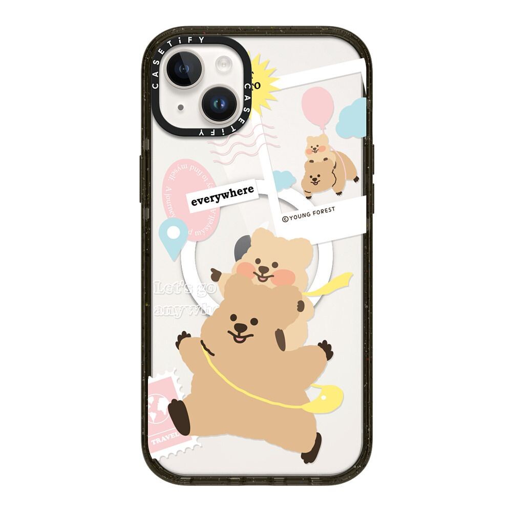 CASETiFY 保護殼 iPhone 14/ 14 Pro/ 14 Plus/ 14 Pro Max 短尾矮袋鼠愛自由 Love the Freedom KKOTKA