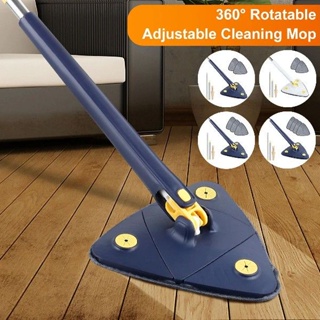 Telescopic Triangle Mop 360 Rotatable Cleaning Mop Adjustabl