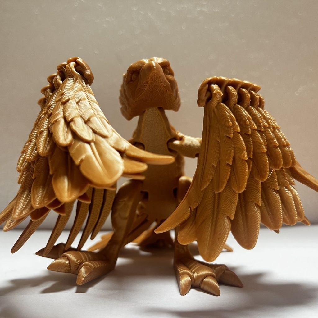 3D打印 鳳凰老鷹模型 立體玩具 多關節可動 可動公仔 玩具 模型 擺件 手辦 公仔 禮物
