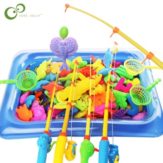 Kids' Fishing Toy Set Play Water Toys for Baby Magnetic Rod