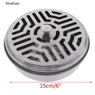 Mosquito Coil Holder Coil Incense Burner with Mesh Stand Cam