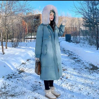 冬季外套女❤️羽絨服女中長版過膝大毛領年新版白鴨絨冬季外套最新版上檔次 防寒保暖外套 羽絨外套 大衣外套 VHRU