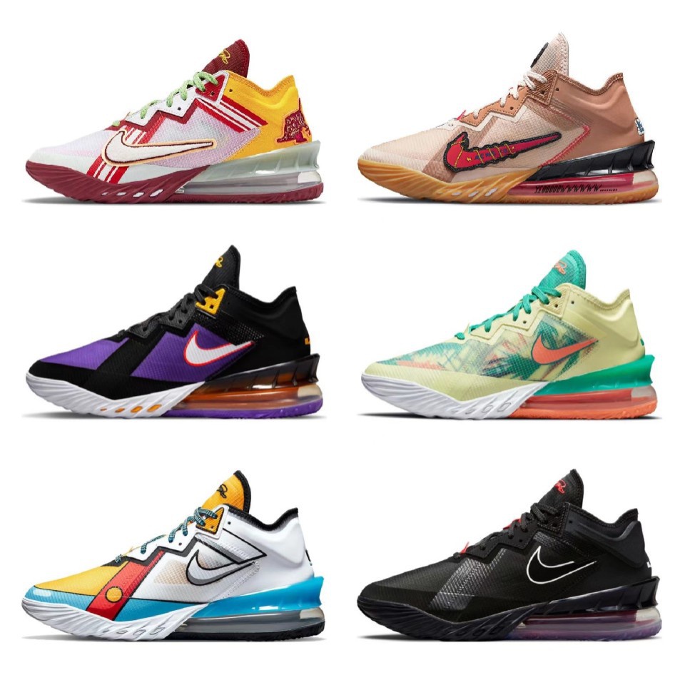 代購 LeBron 18 Low EP 南海岸 二次元 檸檬茶 LBJ18 詹姆斯18代 男子耐磨實戰籃球鞋CV7564