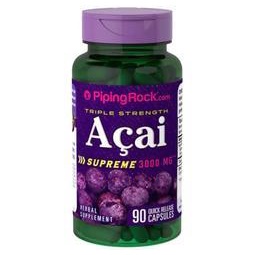 【Piping Rock】免運 巴西莓萃取 Acai 20倍濃縮 單顆含3000mg 90顆裝