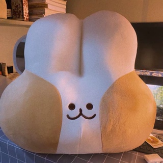 精選好物🔥ins韓國笑臉兔可愛兔子抱枕柔軟毛絨玩具抱著少女心玩偶公仔禮物