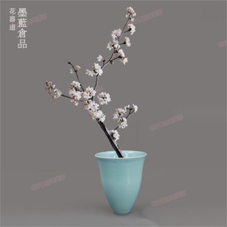 臺南免運㉿日本進口池坊花器插花器皿日式花道禪意輕奢陶瓷創意乾花花瓶擺件乾燥花