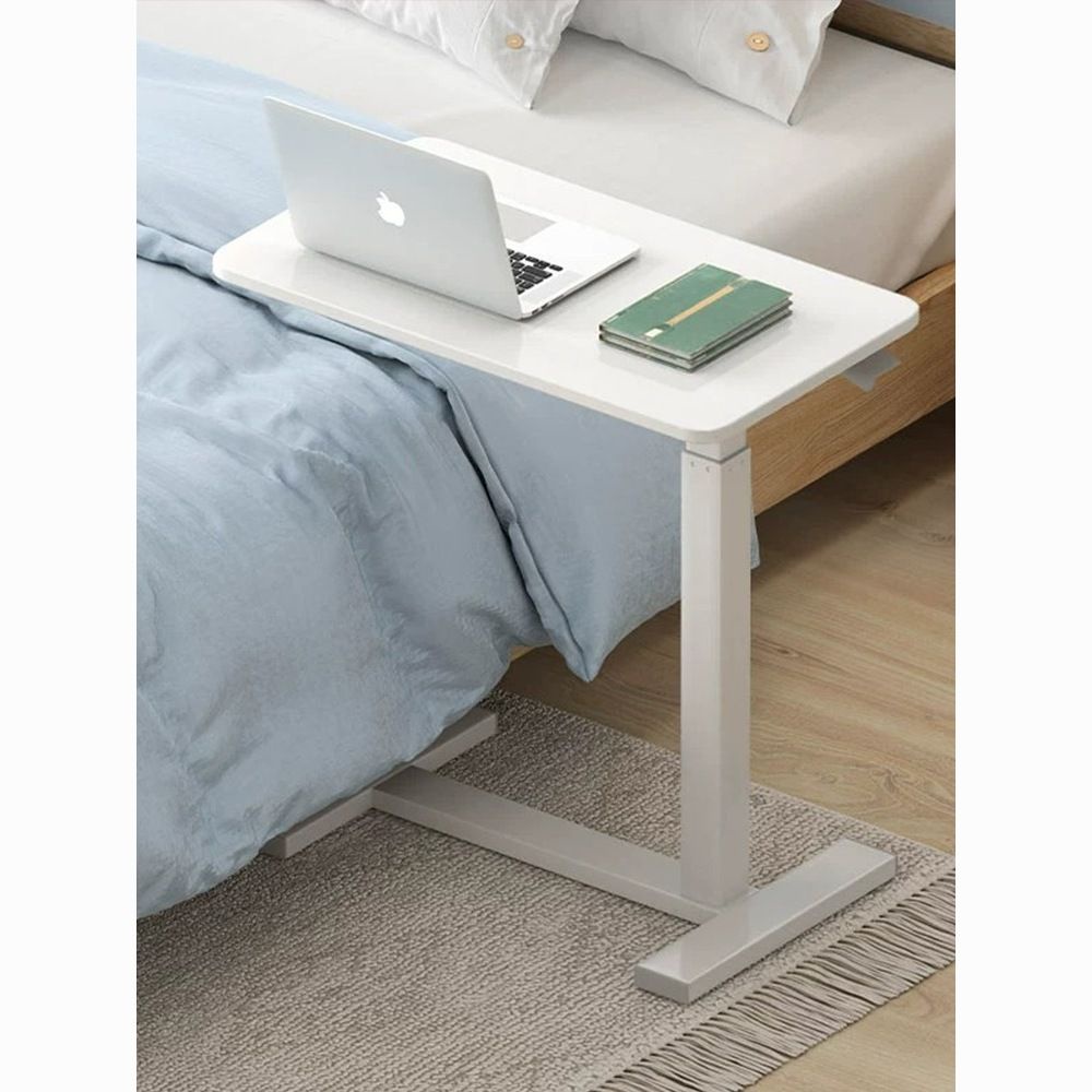『One home』可移動電腦桌傢用臥室床邊懶人書桌小桌子簡約學習桌氣壓升降桌