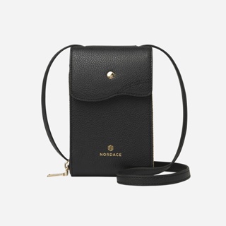 Nordace Pollina純素皮革手機斜背包-黑色 墊腳石購物網