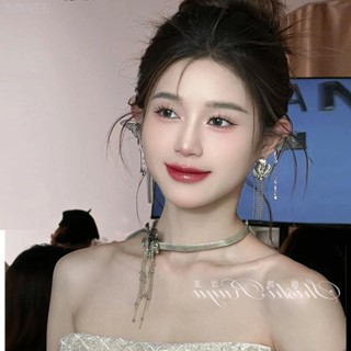 高階感 金屬 小眾 設計感 銀針 耳飾 花朵 流蘇 新娘 結婚 婚紗 耳環 大氣 高階 優雅禮服配飾 設計師品牌