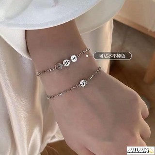 Ailan✨ins手鏈 手鏈輕奢小眾定製26字母手鏈女精緻ins學生情侶百搭溫柔禮物