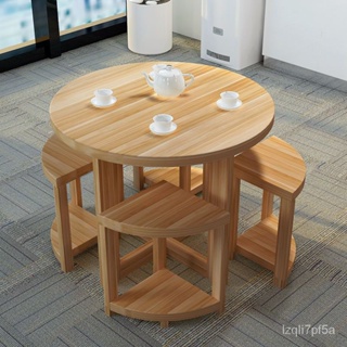 圓形餐桌 洽談接待圓桌 小戶型飯桌 圓餐桌椅簡約現代 小咖啡圓桌 餐桌 茶桌