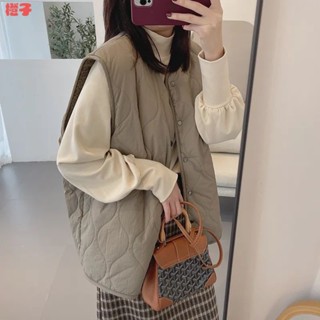 馬甲背心🎀秋冬兩麵穿羊羔絨馬甲女百搭外搭保暖修身坎肩韓版時尚外套背心女