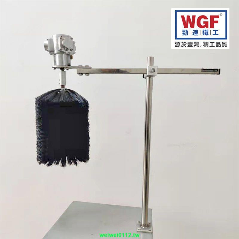 ✨店主熱銷✨原裝WGF氣動毛刷自動化噴涂流水線靜電尼龍除塵毛刷一件代發