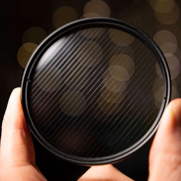 PUYI/浦儀 星光鏡透明夜景特效相機拉絲濾鏡單眼數位配件攝影銀色