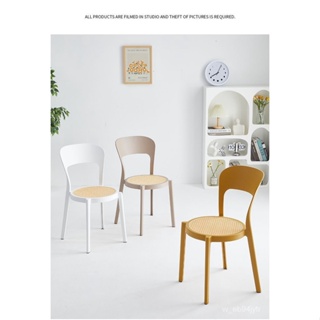 🔥熱銷/特價🔥 歐風塑料椅子簡約餐椅傢用創意成人靠背椅現代網紅書桌椅ins 吧臺椅 中古椅 餐椅 靠背椅 椅子