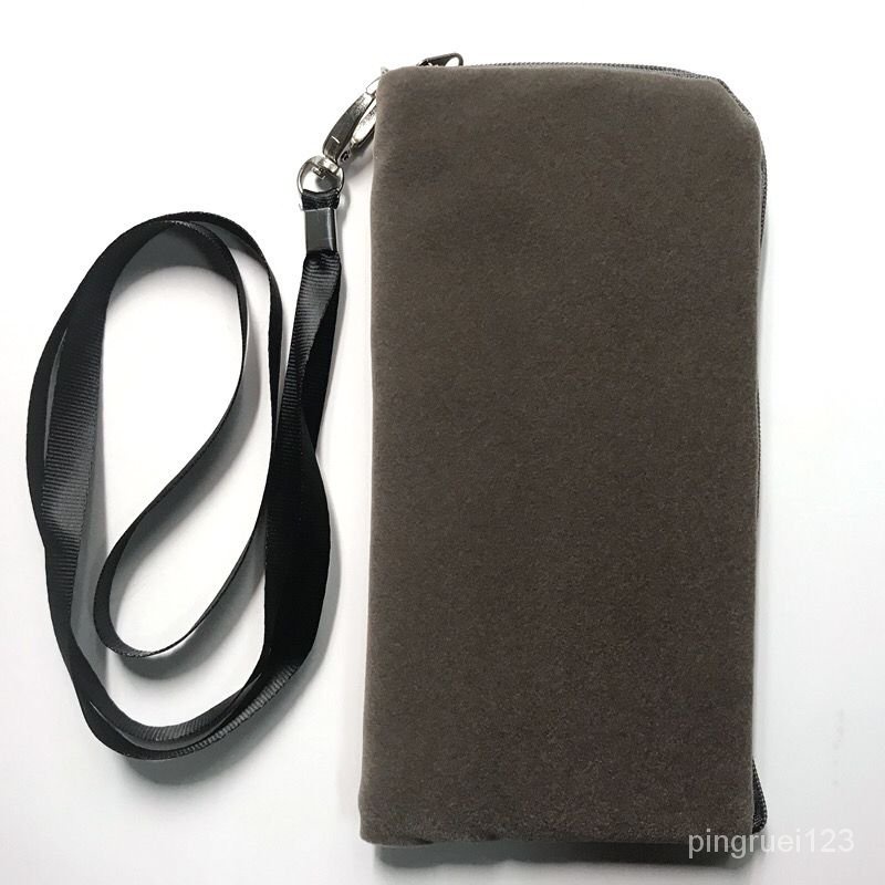 🔥台灣 🔥7英寸大屏大容量手機包便攜式掛脖手機袋裝手機的佈袋保護袋