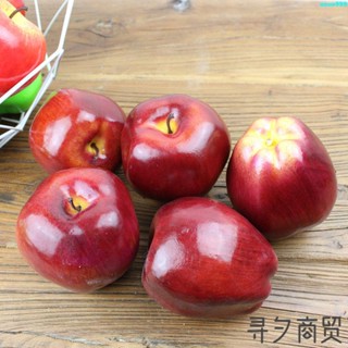 【居家裝飾 門店裝飾 模擬模型】模擬水果模型假蘋果紅色綠青蘋果蛇果道具擺件擺設家居陳列裝飾品