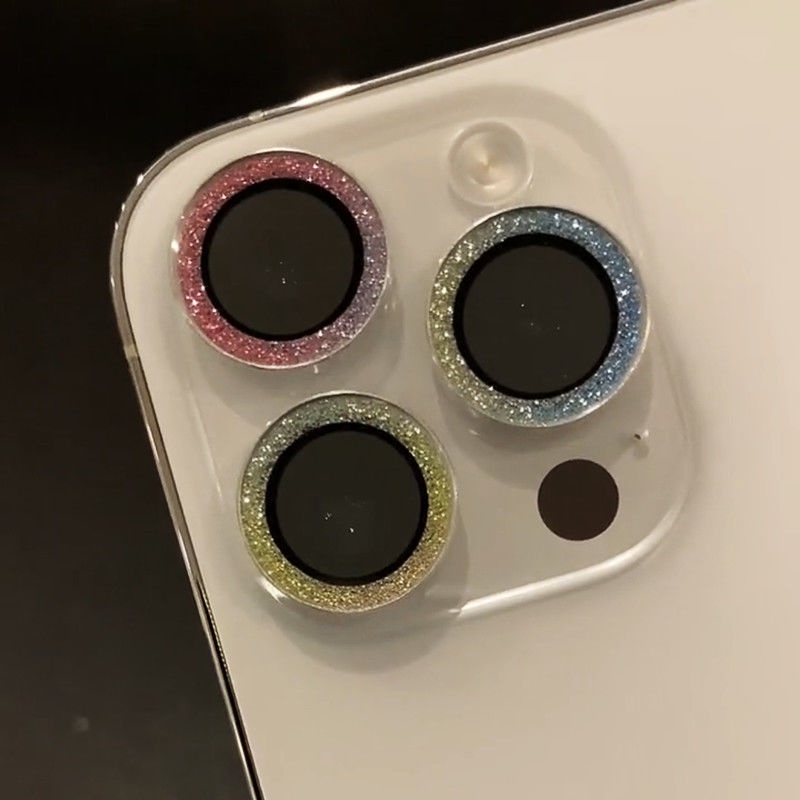 iPhone14pro鏡頭膜蘋果14promax閃粉攝像頭保護貼后分體鏡頭13-21-ace
