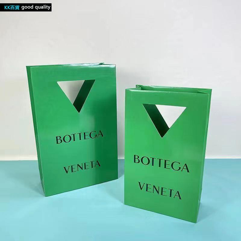 🍀KK百貨🍀適用於寶緹嘉包裝盒 BOTTEGA VENETA禮盒 皮帶盒云朵包葆蝶家香水包裝盒 BV寶緹嘉購物袋紙袋