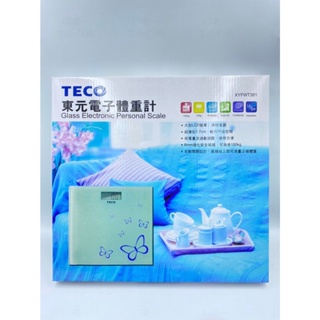 17美 生活 百貨利台 東元 TECO XYFWT381 電子 LCD螢幕 強化玻璃 30*28*1.8 量體重 體重計