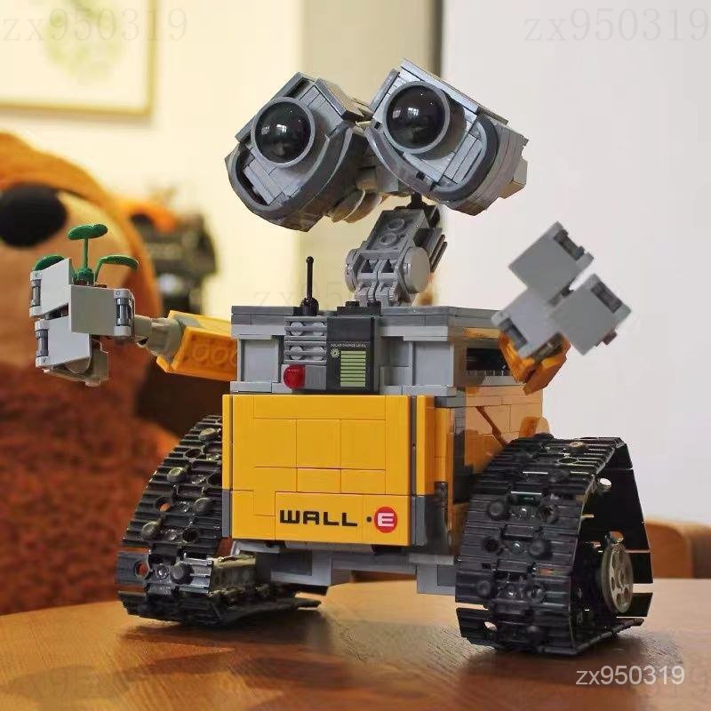 🔥【送展示盒】相容樂高 WALL-E積木 瓦力積木 瓦力機器人積木 機器人總動員積木 樂高瓦力機器人 組裝模型 1:1完