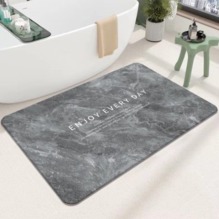 桃園出貨加厚矽藻泥地墊衛浴臥室樓梯家用入戶玄關進門口廚房簡約現代地毯 支援訂製尺寸訂製圖案hxX366