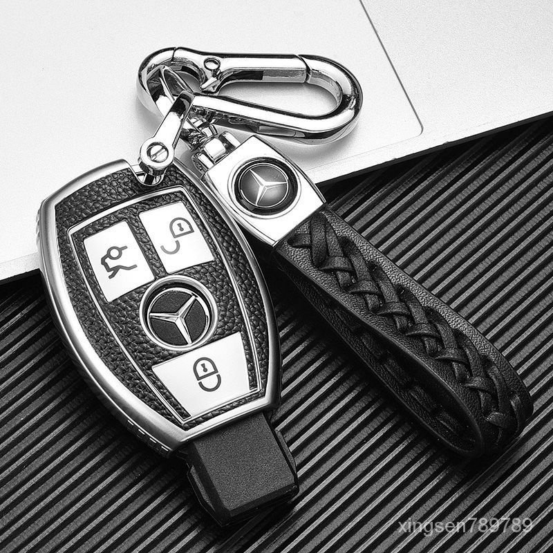 💥汽車館💥BENZ 賓士鑰匙套 鑰匙包E260L/CLA220/GLA200/E級/C級/C200L/GLC260l