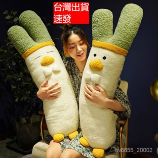 臺灣出貨 創意蔥鴨君 抱枕 大蔥鴨子公仔 睡覺玩偶 娃娃 搞怪 女 情侶生日禮物 長條抱枕 搞怪玩偶 交換禮物 毛絨玩具