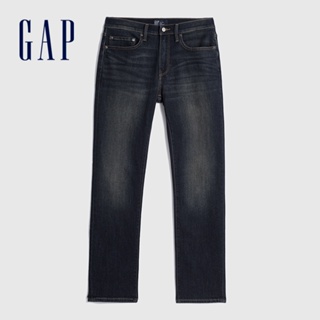 Gap 男裝 修身牛仔褲-深藍色(728688)