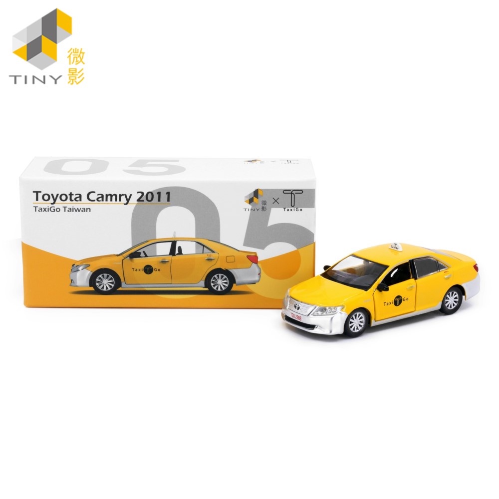[Tiny] Toyota Camry 2011 TaxiGo Taiwan TW05模型車 精緻 金屬 可滑動收藏