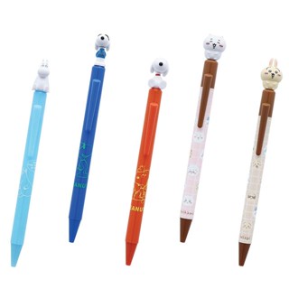 【現貨】小禮堂 立體公仔黑色原子筆 0.7mm 吉伊卡哇 烏薩奇 史努比 Moomin