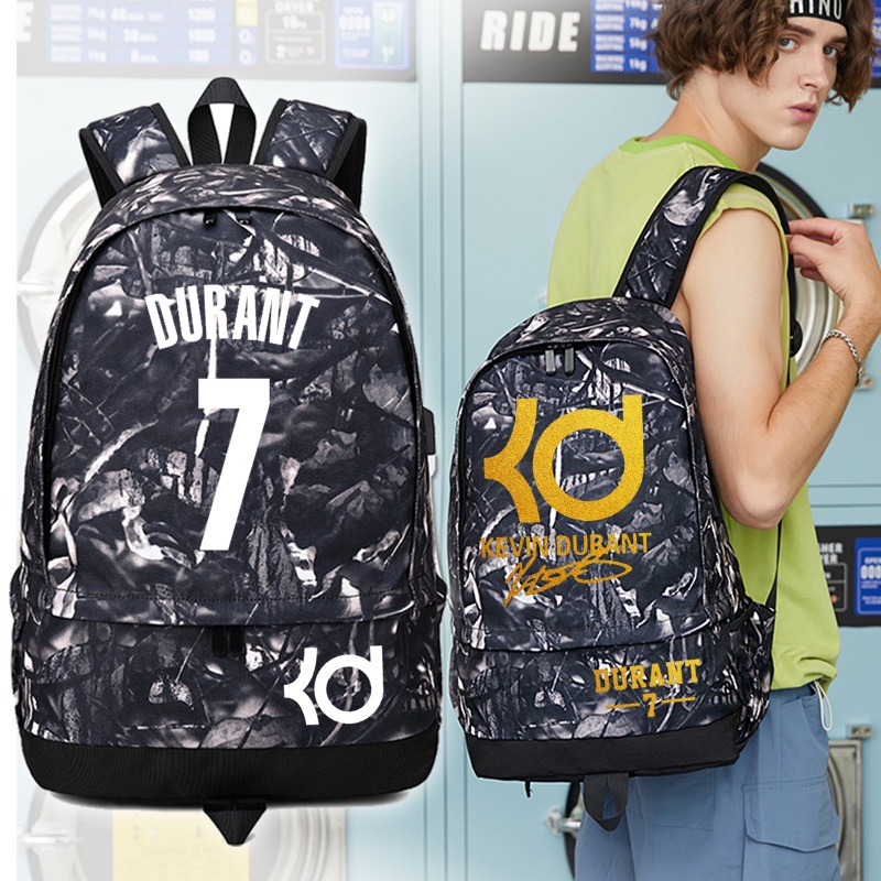 【動漫】NBA籃球包籃網隊 凱文杜蘭特男女學生書包 後背包休閒運動背包 潮