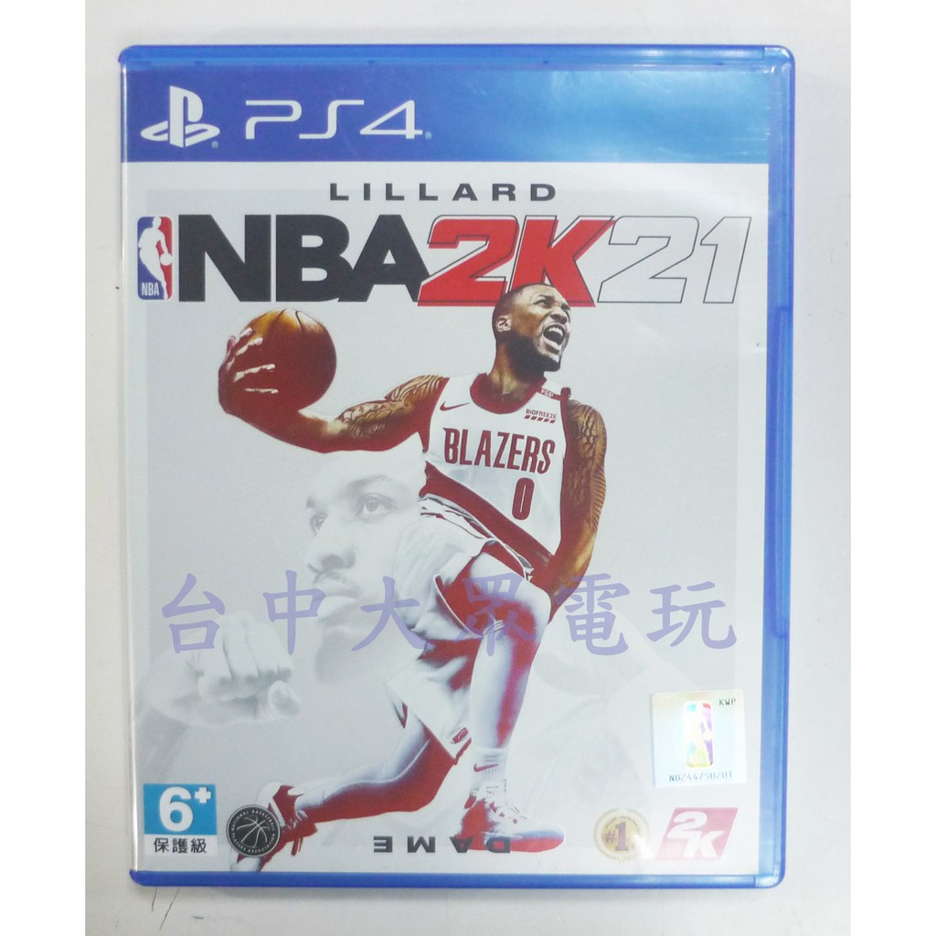 PS4 美國職業籃球 NBA 2K21 (中文版)**(二手光碟約9成5新)【台中大眾電玩】