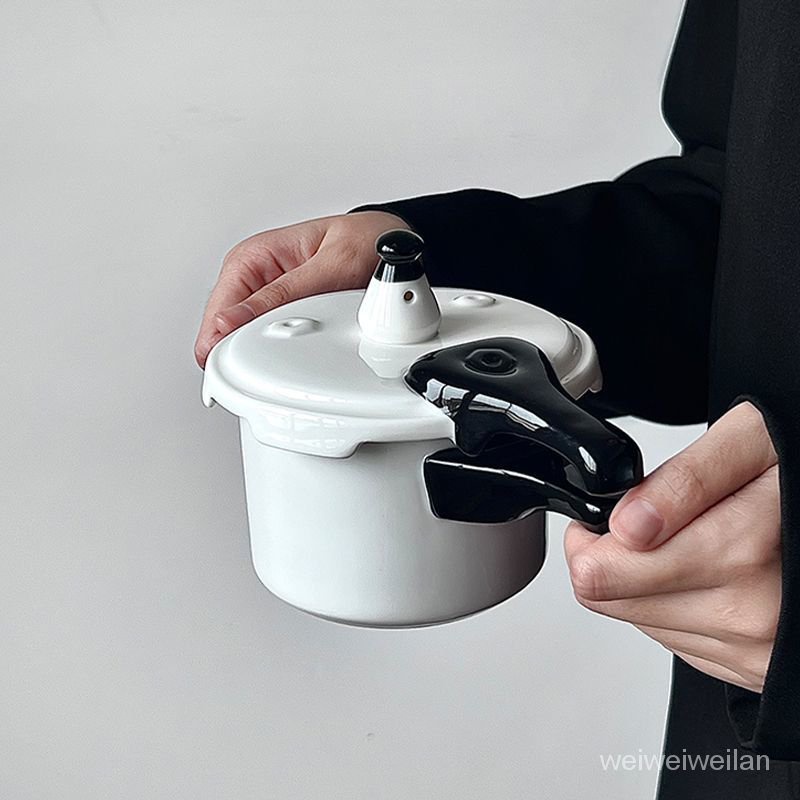 高壓鍋杯子創意搞怪電飯煲陶瓷馬剋泡茶杯個性搞笑奇葩壓力鍋水杯 PWTK