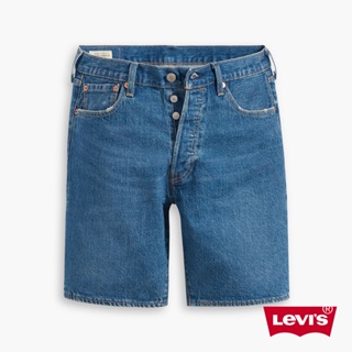 Levis 膝上牛仔短褲 / 深藍基本款 / 彈性布料 男款 熱賣單品 36512-0124