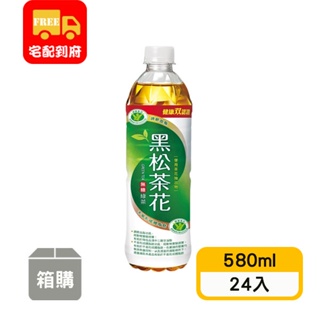 【黑松】茶花綠茶-無糖(580ml*24入)