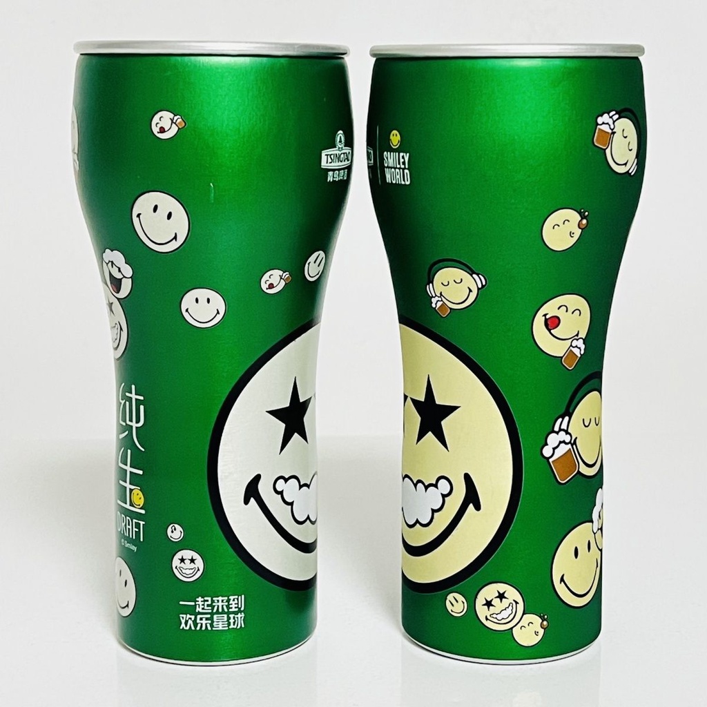 喜力啤酒鋁杯金屬青島啤酒杯變色杯收藏品Heineken海尼根冰桶網紅oohg