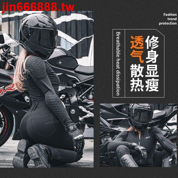 🌸暢銷🌸星空騎士摩托車護甲衣女款女生女士機車騎行服夏季透氣防摔修身